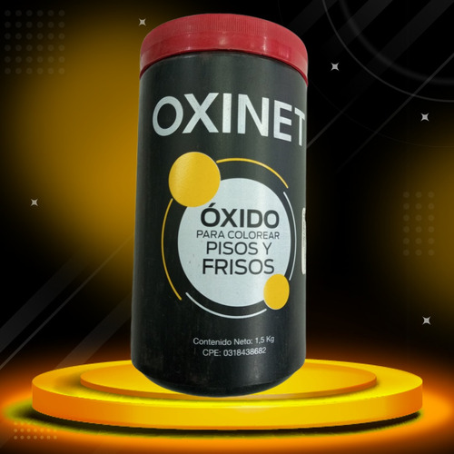 Oxido Para Colorear Pisos Y Frisos Rojo 1kg Oxinet