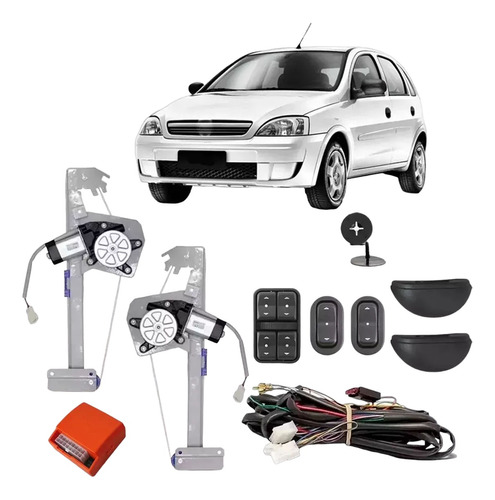 Kit Vidro Gm Novo Corsa Sedan Maxx Traseiro Top Gmae093