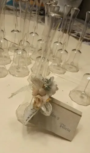Souvenirs Campanitas De Cristal 12 Cm