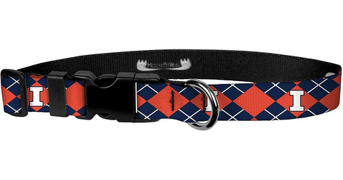 Collar Para Perro De Moose Pet Wear   University Illinois Aj