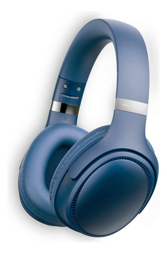 Audífonos Bt Decibel Rhythmic Radio Fm 55h Azul + Estuche