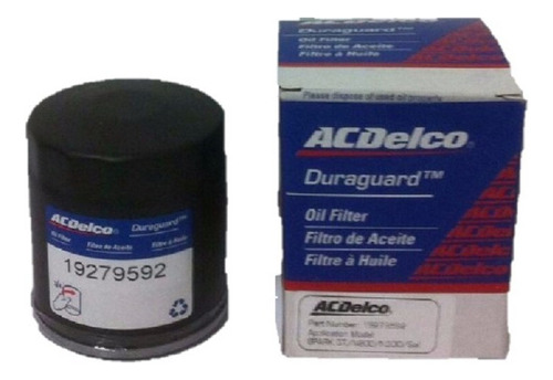 Filtro De Aceite Acdelco Chevrolet Spark Gt - N200 - Alto 