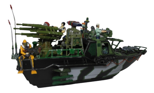 G.i.joe Figuras Y Vehículos Compatibles Bote D Asalto Custom (Usado)