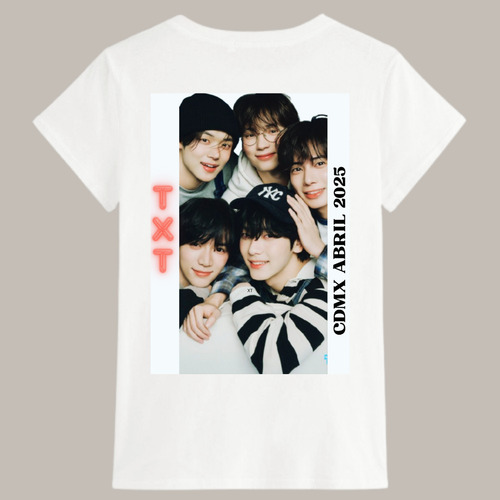 Playera De Hyper Focus Tomorrow X Together Txt Banda