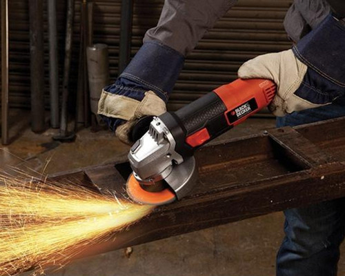 Amoladora Angular 115mm 820w Black Decker G720n Black + Decker G720n-ar Color Naranja