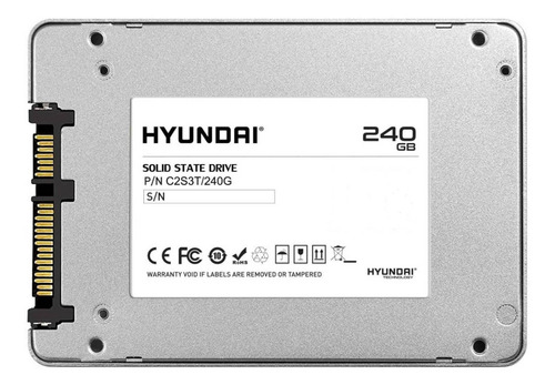Imagen 2 de 3 de Disco sólido SSD interno Hyundai Sapphire SSDHYC2S3T240G 240GB