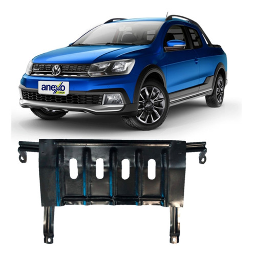 Protetor Cárter Aço Saveiro 2020 A 2024 Protetor Motor 1mm