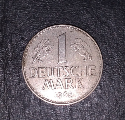 Moneda 1 Deutshe Mark 1968 - Excelente Estado