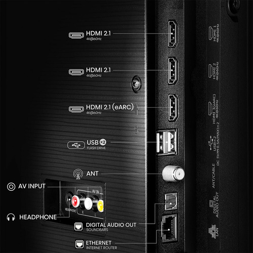 Pantalla 43 Vidaa, Hisense, 43qd6qv, Smart Tv