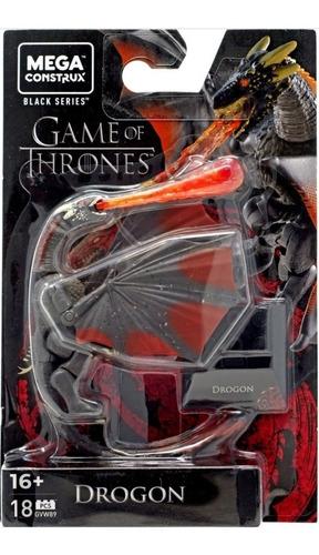 Mega Construx Drogon Game Of Thrones Black Series!!