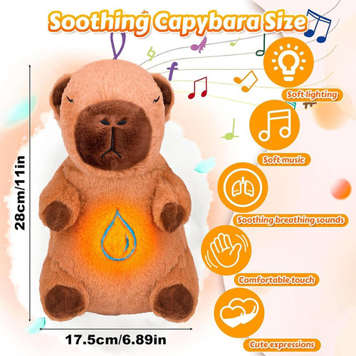 ( Felpa De Capibara Animal De Peluche De Capibara Almohada