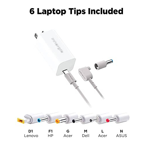 Cable Adaptador De Corriente Ct Usbc De 1.5 M Puntas De...
