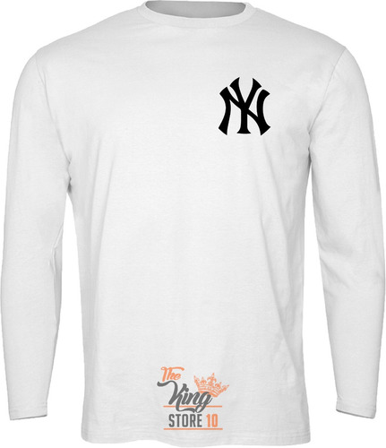 Polera Manga Larga, Yankee, Baseball Grandes Ligas, New York