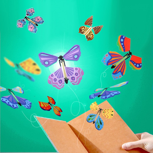 10 Mariposas Voladoras, Mariposa De Hadas En El Libro,