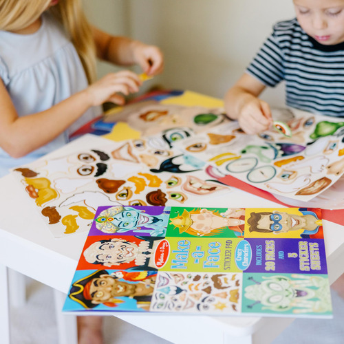 Bloc Autoadhesivo Makeaface De Melissa Doug Crazy Characters
