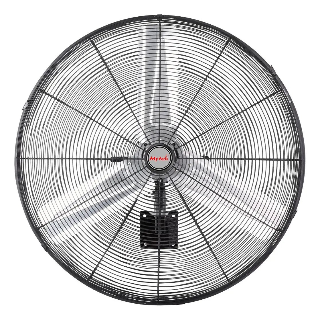 Ventilador Industrial De Pared Mytek 3422 30 Metálico 76 Cm Negro Aluminio 3 12