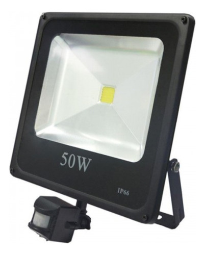 Foco Led Con Sensor De Movimiento 50w Ip66 Para Exterior