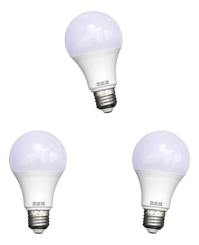 Bombilla Led De 3 Piezas Con Sensor, Luz Nocturna Para Inter