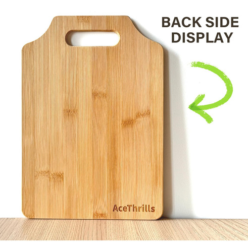 Tabla De Cortar Acethrills Gifts Para Bamboo Papa, 31,2 L X