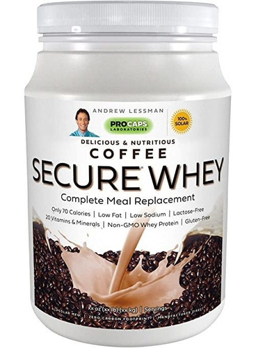 Andrew Lessman Secure Whey Complete Meal Replacement - Coff