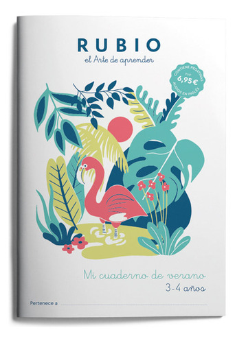 Mi Cuaderno De Verano Rubio 3-4 Aã¿os - Aa.vv