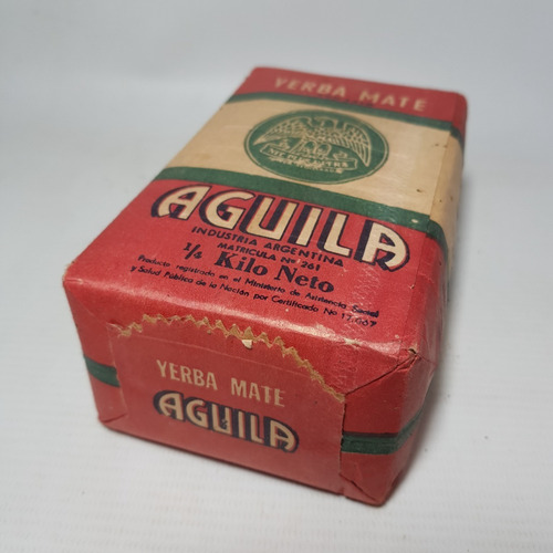 Imagen 2 de 7 de Antiguo Yerba Mate Aguila 1/4 Kilo (lleno). 38000