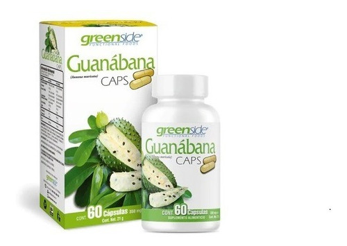 Greenside Guanabana 21 G, 60 Capsulas Sfn