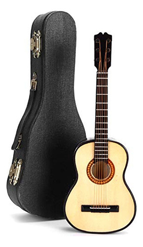 Guitarra Clásica Modelo, Miniatura De Madera De Guitar...