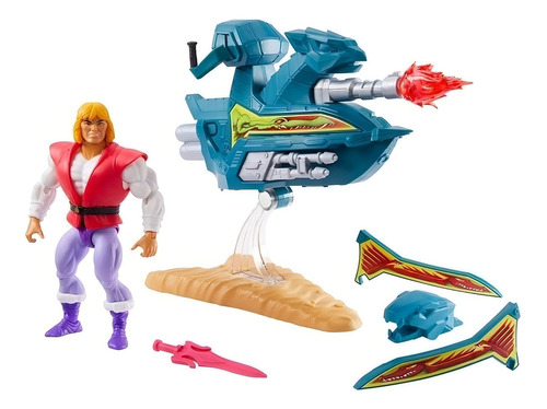 Trineo a reacción de Masters Of Universe Motu Principe Adam Mattel Gpp30