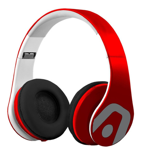 Audífonos Argon Tech Ultimate Sound Dj Pro Alámbrico Rojo