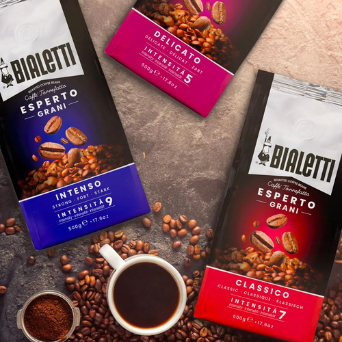 Pack X3 Café Bialetti Molido Moka Saborizado Chocolate