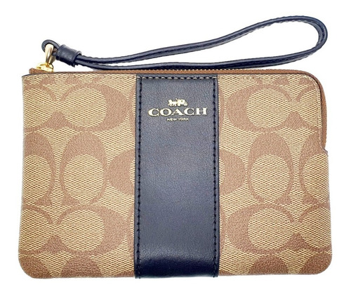 Bolsa Coach Wristlet Corner Zip