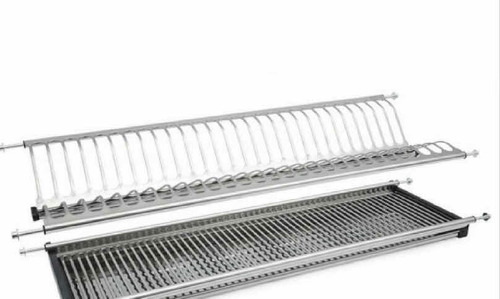 Cesto Escurre Plato/ Vaso Inoxidable 60 Cm / Import Platera
