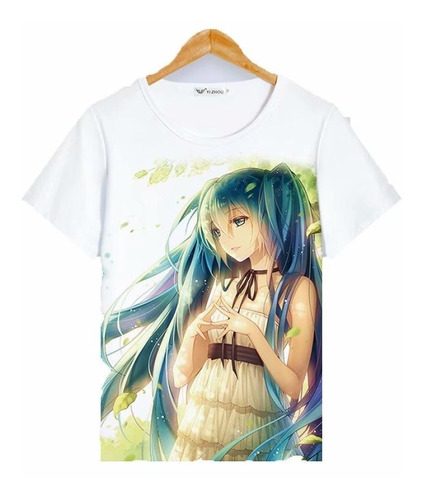 Hatsune Miku - Playera De Verano, Color Amarillo