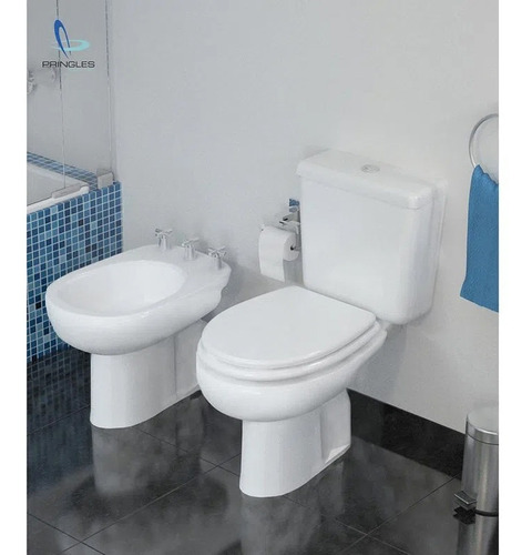 Imagen 4 de 10 de Combo Baño Economico Inodoro Vanitory Piso Griferia Completo