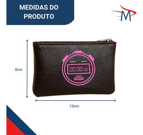 Cronômetro Digital Multifuncional Com Bolsinha Transporte