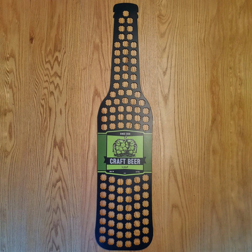 Coleccionador De Tapas De Cerveza Botella Para 100 Unidades