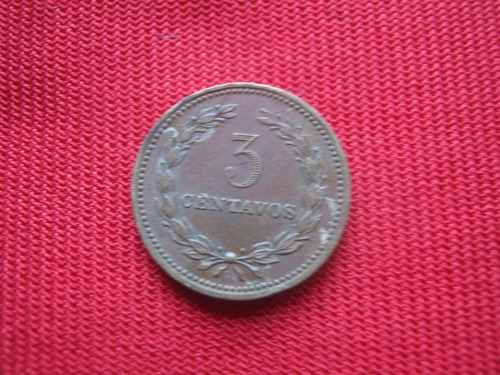 El Salvador 3 Centavo 1974