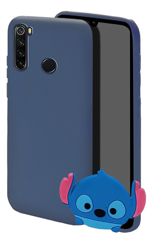 Funda Para Xiaomi Redmi Note 8 Silicon Soporte 3d Y Cristal