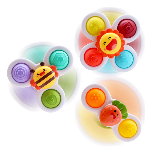 Suction Cup Spinner Juguetes Para Bebé, Pop It Fildget Toys