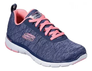 Zapatilla Skechers Jersey Stitch Lace Up | 13067-nvcl