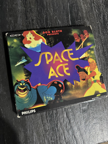 Space Ace Phillips Cd Con Cubrepolvos Videojuegos Raro (Usado)