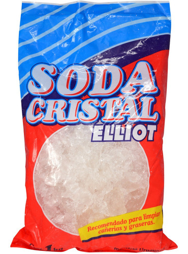 Soda Cristal Destapa Cañerías X 1 Kg - Fabricación Nacional