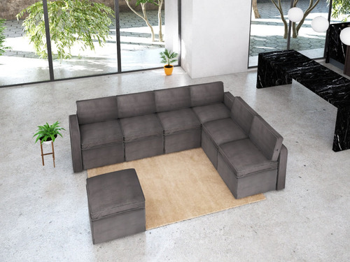 Sofá Esquinero Sala Moderna Minimalista Sillón Coigurable Color Color