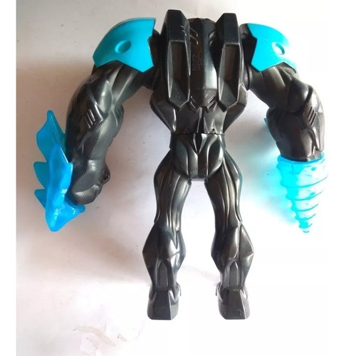 Max Steel Traje Turbo Fuerza Robot Taladro Azul Mattel (Usado)