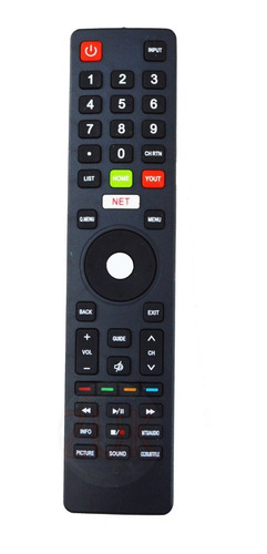 Control Remoto Tv Smart Led Para Top House Telefunken Zuk