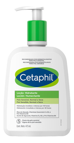  Loción para cuerpo Cetaphil Loción Hidratante en dosificador 473mL