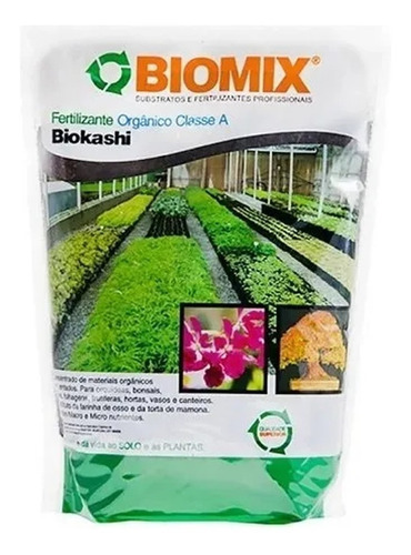 Biomix Biokashi 1kg Substrato Fertilizante Orgânico Classe A