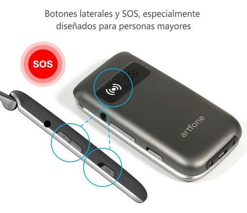 3g Teléfono Móvil Para Personas Mayores Teclas Grandespara