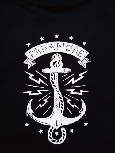 Imagen 2 de 2 de Remera Paramore - Doble Impresión - Algodón